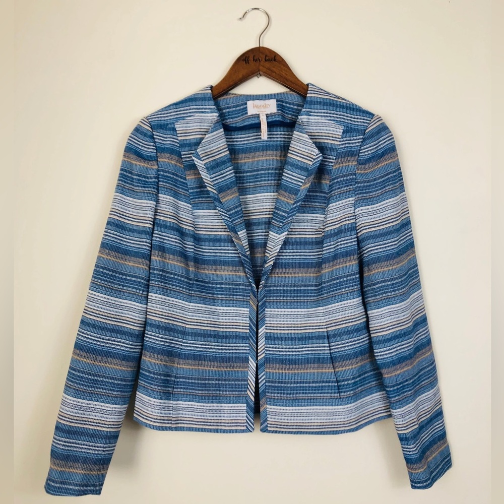 Striped Spring Blazer - image 1